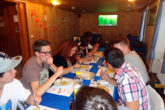 2014.6 Abschlussabendessen mit den Leitern | 2014-06 Tscheina da finiziun cun las menadras ed il menaders